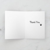 ダクスフントマンガ1ハート サンキューカード (内部)