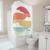 ダクスフント   スタイル シャワーカーテン (インサイチュ)