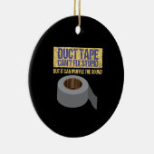 ダクトテープが問題を修正できない セラミックオーナメント (右)