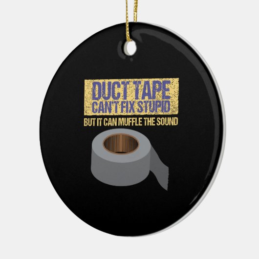 ダクトテープが問題を修正できない セラミックオーナメント (左)