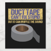 ダクトテープが問題を修正できない ワインラベル (シングルラベル)