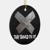 ダクトテープで修正 セラミックオーナメント (右)