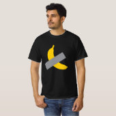 ダクトテープで貼ったバナナアート Tシャツ (正面フル)