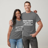 ダクトテープなんて馬鹿な女の子には修理できない Tシャツ (ユニセックス)