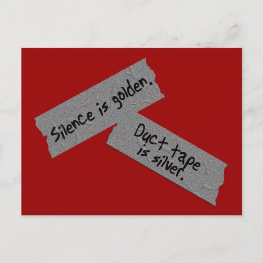 ダクトテープのポストカード ポストカード (正面)