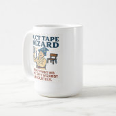 ダクトテープウィザード コーヒーマグカップ (正面左)