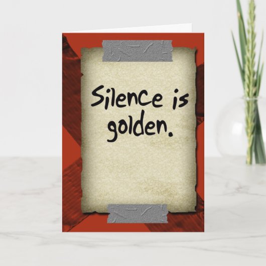 ダクトテープグリーティングカード シーズンカード (正面)