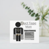 ダクトテープマン ポストカード (スタンド正面)