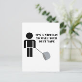 ダクトテープユーモアダクトテープを歩く ポストカード (スタンド正面)