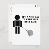 ダクトテープユーモアダクトテープを歩く ポストカード (正面/裏面)