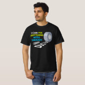 ダクトテープ引用文Insを十分に使用して何でも修正できる Tシャツ (正面フル)