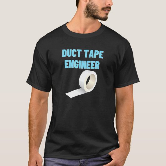 ダクトテープ技術者の職人の手下_3 Tシャツ (正面)
