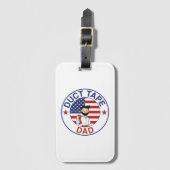 ダクトテープ・ダッド - 荷物タグ ラゲッジタグ (正面縦)
