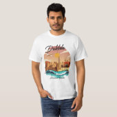 ダクラ モロッコ サーフィン Tシャツ (正面フル)