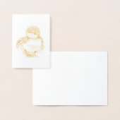 ダクリングカード – ベビーシャワーに最適感謝していな 箔カード (ディスプレー)