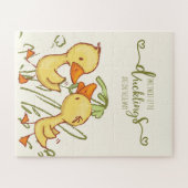 ダクリングツインズベビーシャワー ジグソーパズル (横)