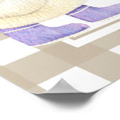 ダクリングファースト誕生日マイルストーン誕生日 ポスター (角)