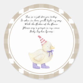 ダクリング祈-キャンドル ラウンドシール