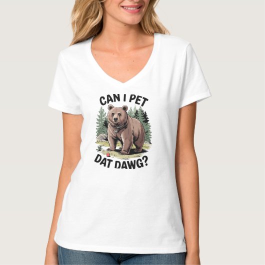 ダグでペット出来る？ Tシャツ (正面)