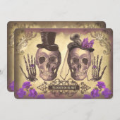 ダグに向かって歩く 招待状 (正面/裏面)