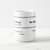 ダグのマグ- 2008年のような多くがあって下さい コーヒーマグカップ (中央)