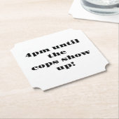 ダグの冬のパーティー2月15日TikTok午後4時まで ペーパーコースター (アングル)