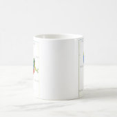 ダグの熱狂するなトカゲのコーヒー・マグ コーヒーマグカップ (中央)