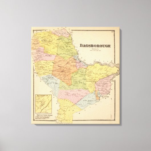 ダグズボロ キャンバスプリント (正面)