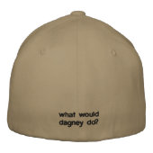 ダグニーはどうするだろう 刺繍入りキャップ (裏面)