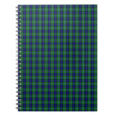 ダグラスの一族家族のタータンチェック ノートブック (正面)