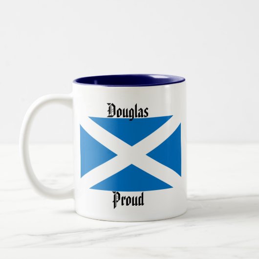 ダグラスの誇りを持ったなコーヒー・マグ! ツートーンマグカップ (左)