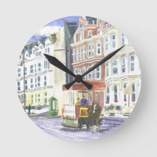 ダグラスの遊歩道 ラウンド壁時計