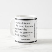 ダグラスアダムス旅行引用文 コーヒーマグカップ (正面左)