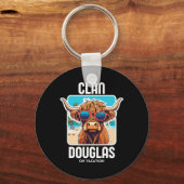 ダグラスクランバケーションスコットランドファミリー名パーティー キーホルダー (正面)