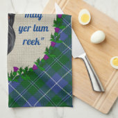 ダグラスコッツドッグキッチンタオル キッチンタオル (四つ折り)