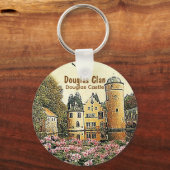 ダグラスコティッシュクランのダグラス城 キーホルダー (裏面)