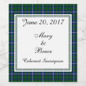 ダグラスコティッ結婚トのワインラベル ワインラベル (シングルラベル)