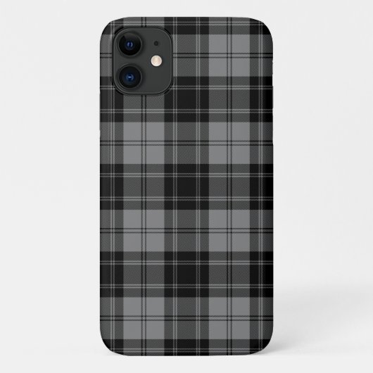 ダグラスタータンチェックブラックグレープレイド Case-Mate iPhoneケース (裏面)