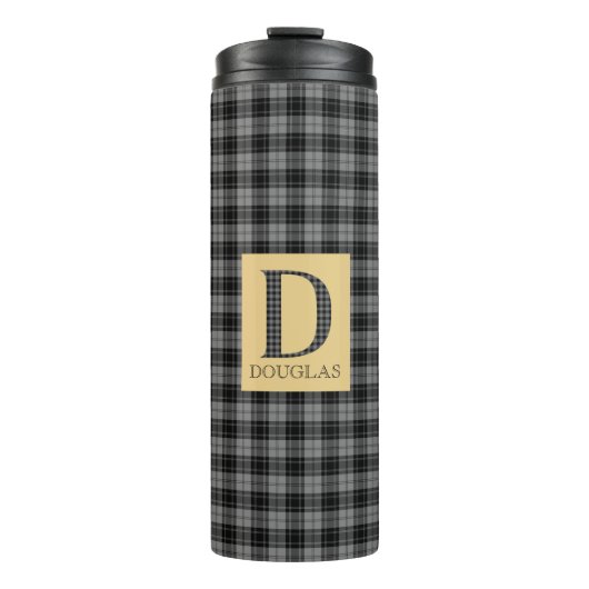 ダグラスタータンチェックモノグラムD タンブラー (正面)