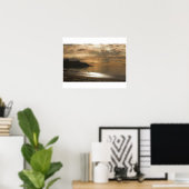 ダグラスドッグウォーカーアットサンライズ ポスター (ホームオフィス)