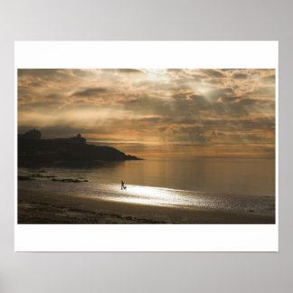 ダグラスドッグウォーカーアットサンライズ ポスター