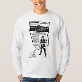 ダグラスフェアバンクスロビン・フッド1923年 Tシャツ