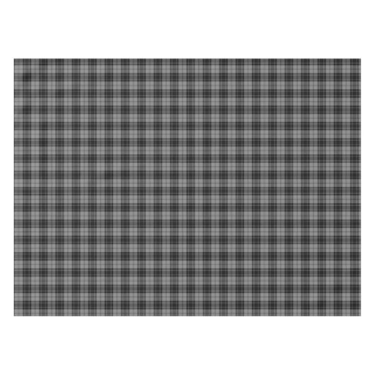ダグラスベシタリウムタータンプライドブラックグレー テーブルクロス (正面(横))
