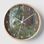ダグラスモミ針葉樹林 壁時計 (正面)
