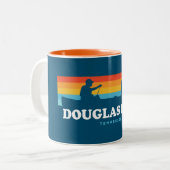 ダグラスレイクテネシーカヌー ツートーンマグカップ (正面左)