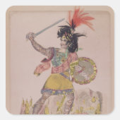 ダグラス伯爵の役のゴマーシャル氏 スクエアシール (正面)