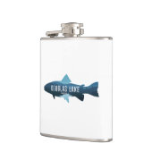 ダグラス湖テネシー魚 フラスク (左)