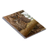 ダグラス素晴らしモミの角のフクロウ ノートブック (右側)