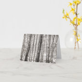 ダグラス・ウッズ黒白 カード (黄色い花)