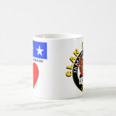 ダグラス!ダグラス・バッジ付きのマグカップ コーヒーマグカップ (中央)